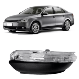 Pisca Retrovisor JETTA 11 À 14 Sem Luz Cortesia Esquerdo