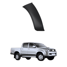 Ponteira Moldura Parachoque Hilux 05 À 11 Direito
