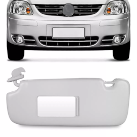 Quebra Sol FOX SPACEFOX 03 a 14 Cinza Espelho Iluminação Esq