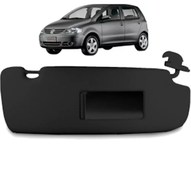 Quebra Sol FOX SPACEFOX 03 a 14 Preto Caixa Espelho Direito Quebra Sol FOX SPACEFOX 03 a 14 Preto Caixa Espelho Direito