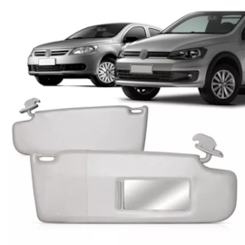 Quebra Sol GOL SAVEIRO VOYAGE G5 G6 G7 Cinza Canelado Dir