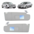Quebra Sol GOLF JETTA 08 a 13 Cinza Esquerdo Bolsa Espelho