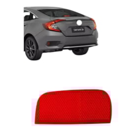 Refletor Civic 17 a 19 Esquerdo Sem Função Refletor Civic 17 a 19 Esquerdo Sem Função