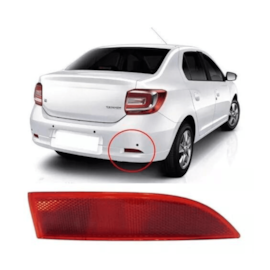 Refletor LOGAN 14 À 19 SANDERO 15 À 20 Esquerdo Refletor LOGAN 14 À 19 SANDERO 15 À 20 Esquerdo