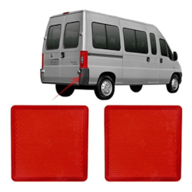 Refletor Parachoque Ducato 97 a 15 Vermelho Refletor Parachoque Ducato 97 a 15 Vermelho