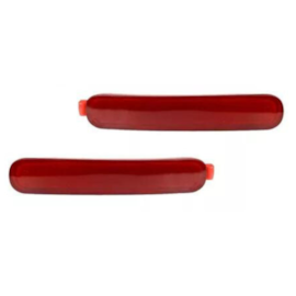 Refletor Parachoque Siena 01 a 24 Esquerdo Vermelho