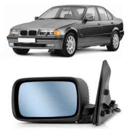 RETROVISOR BMW SÉRIE 3 92/97 2P SEDAN ESQUERDO