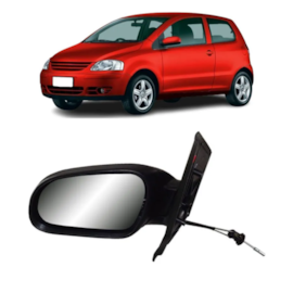 Retrovisor FOX 03 a 10 Controle Esquerdo Original Retrovisor FOX 03 a 10 Controle Esquerdo Original