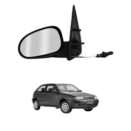 Retrovisor GOL Bola 95 A 99 2p Controle Direito Usado