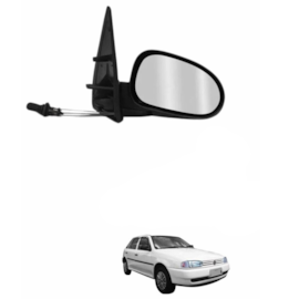 Retrovisor GOL Bola 95 A 99 4p Controle Direito Usado