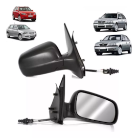 Retrovisor GOL G3 99 a 08 4P Controle Dir