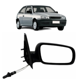 Retrovisor GOL G3 CITY 99 À 08 Direito C Controle Importado Retrovisor GOL G3 CITY 99 À 08 Direito C Controle Importado