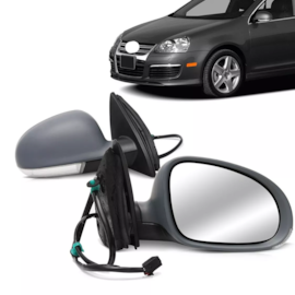 Retrovisor JETTA 07 a 10 Esquerdo Elétrico