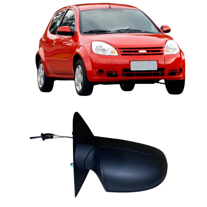 Retrovisor KA 2008 até 2014 controle Esquerdo Retrovisor KA 2008 até 2014 controle Esquerdo