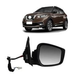 Retrovisor KICKS 16 a 21 Eletrico Sem Pisca Direito Retrovisor KICKS 16 a 21 Eletrico Sem Pisca Direito