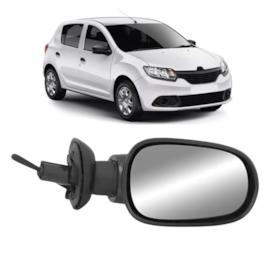 Retrovisor LOGAN SANDERO 06 a 08 Controle Direito Retrovisor LOGAN SANDERO 06 a 08 Controle Direito
