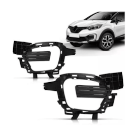 Suporte Moldura Milha CAPTUR 2017 2020 Esquerdo Preto