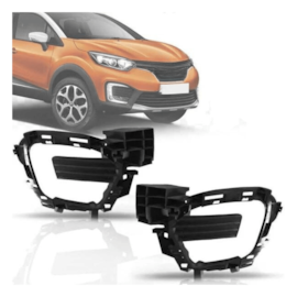 Suporte Moldura Milha CAPTUR 2017 a 2020 Direito Preto Suporte Moldura Milha CAPTUR 2017 a 2020 Direito Preto